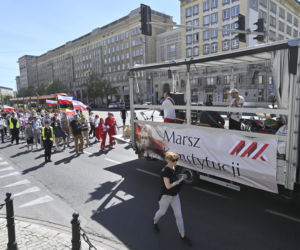 Warszawa.  Marsz Konstytucji 3 Maja