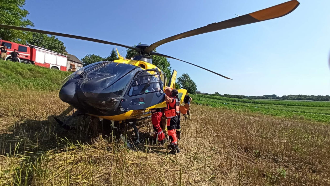 Sierakośce: 6-latek potrącony przez samochód! Trafił do szpitala w ciężkim stanie