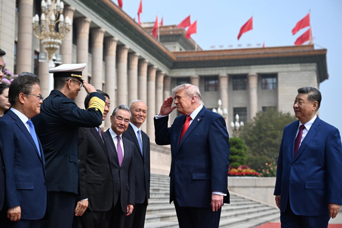 Trump w Chinach! Zobacz spotkanie. "Wielki przywódca, fantastyczna przyszłość"