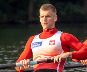 Męska czwórka bez sternika ze szlakowym Michałem Szpakowskim - Wioślarstwo