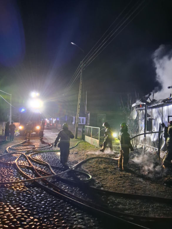 Tragiczny pożar w Sukowiczach. Zginęły dwie osoby