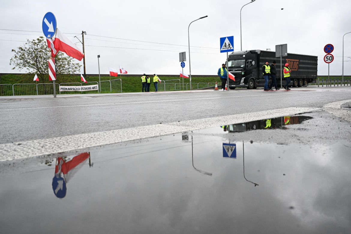 Kolejny protest rolników na Podkarpaciu