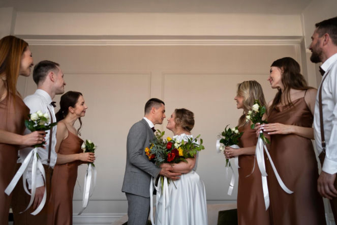 Granatowa sukienka na wesele z Mango robi furorę. Wygląda jak z butiku, a ma bardzo dobrą cenę