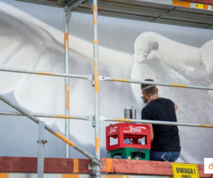 Bełchatów: Drugi mural prawie gotowy! Kto jest jego bohaterem? 