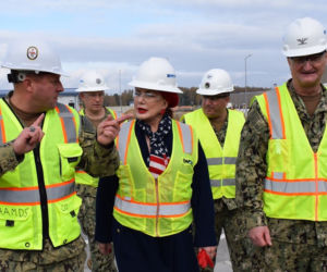 Ambasador USA, Georgette Mosbacher odwiedziła bazę amerykańskiej Marynarki Wojennej w Redzikowie