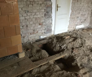 Dom pod królikiem - prace remontowe