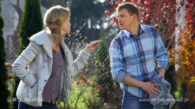 M jak miłość odc. 1048. Anna (Tamara Arciuch), Rafał Wiśniewski (Michał Rolnicki)