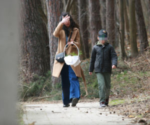 Marta Kaczyńska ze święconką
