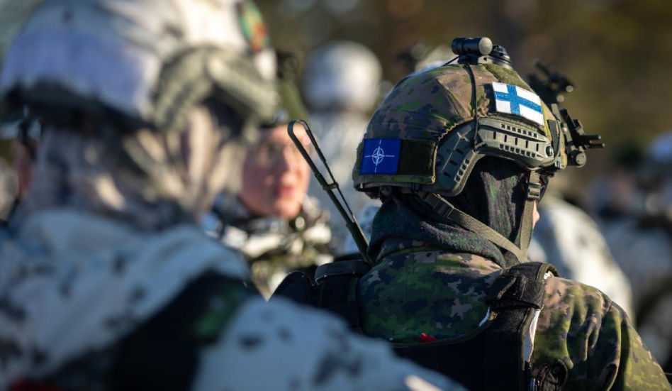Finlandia - żołnierze podczas ćwiczeń