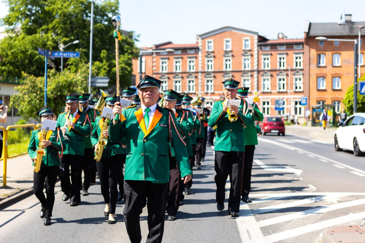 Chorzów. Pochód Ludzi Ognia w Świętego Floriana