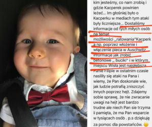 Chcieli SPALIĆ lub utopić śmiertelnie chorego Kacperka