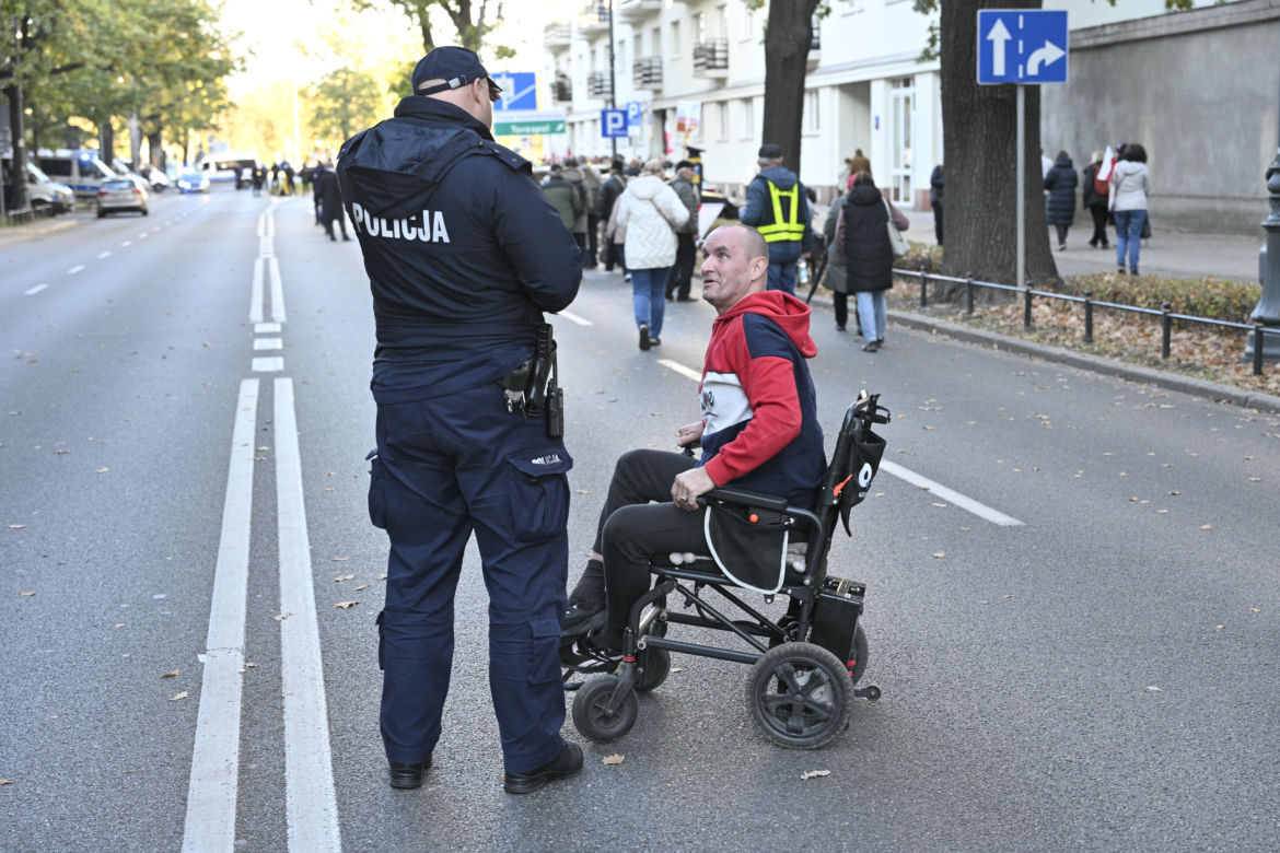 Protest pod TK.