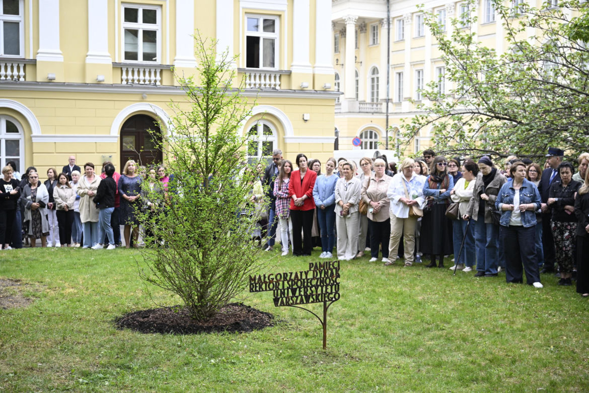 Rocznica masakry na UW. Uczcili pamięć pani Małgorzaty