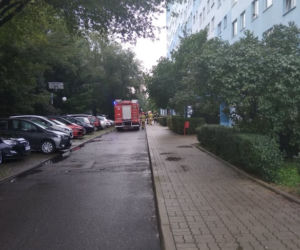Rzeszów. Pożar mieszkania na Podwisłoczu [ZDJĘCIA]