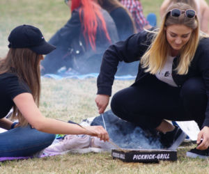 Blokada Łużyka, czyli królewskie grillowanie na Uniwersytecie Kazimierza Wielkiego [ZDJĘCIA]