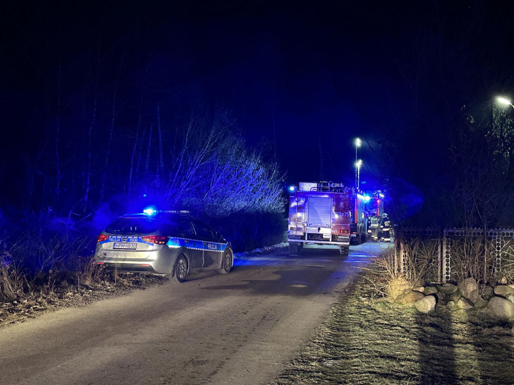 Tragiczny pożar pod Wyszkowem. Dwie kobiety nie żyją, mężczyzna walczy o życie