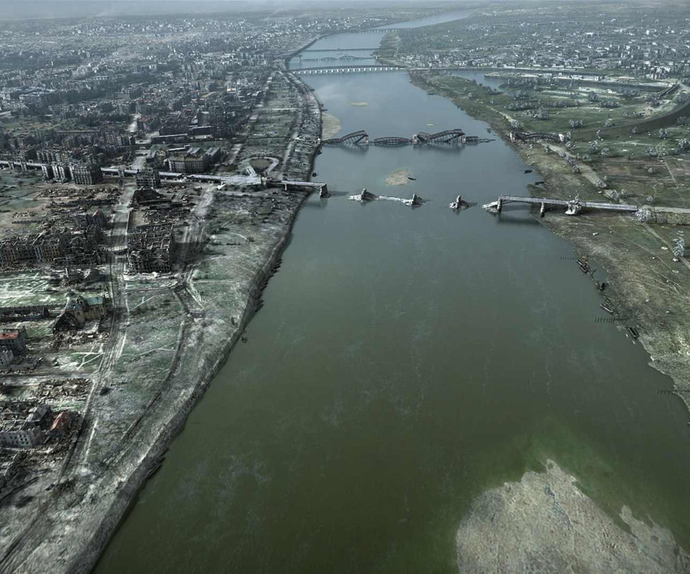 Warszawa zniszczona po Powstaniu Warszawskim