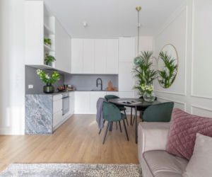 70-metrowe mieszkanie w stylu modern classic