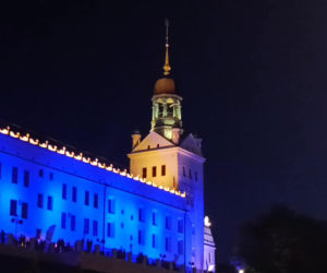 Nowa iluminacja Zamku Książąt Pomorskich w Szczecinie