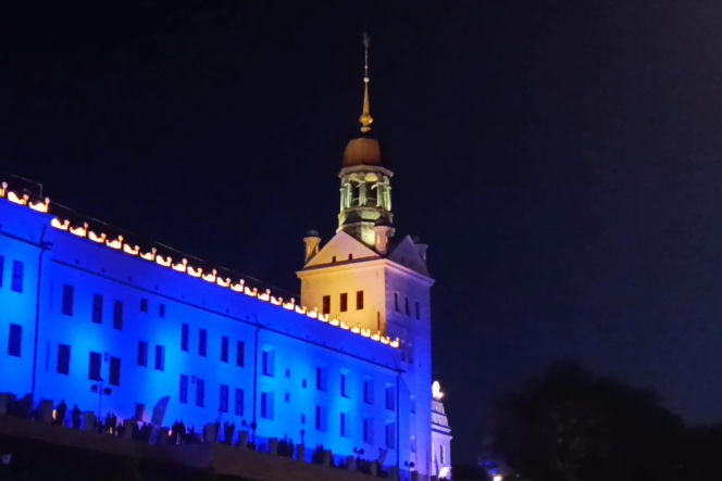 Nowa iluminacja Zamku Książąt Pomorskich w Szczecinie