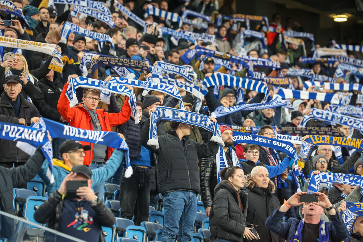 Tak bawili się kibice na meczu Lech Poznań - Śląsk Wrocław