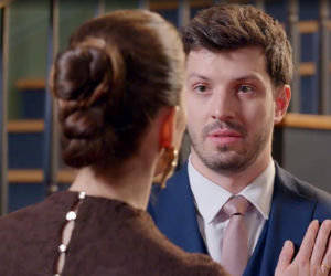 Barwy szczęścia odc. 3362. Regina (Kamila Kamińska), Justin (Jasper Sołtysiewicz)