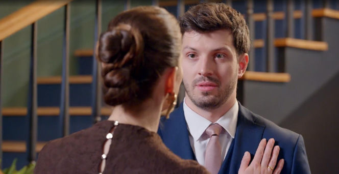 Barwy szczęścia odc. 3362. Regina (Kamila Kamińska), Justin (Jasper Sołtysiewicz)