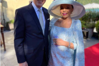 Joan Collins z mężem