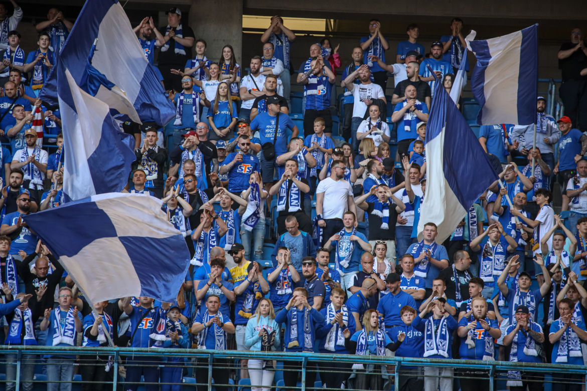 Tak bawili się kibice na meczu Lech Poznań - Jagiellonia Białystok