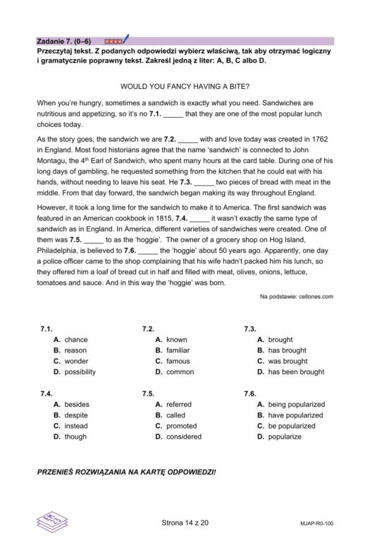 Matura 2025: angielski rozszerzony 8.05.2025. Arkusze CKE, poziom rozszerzony [Formuła 2023]