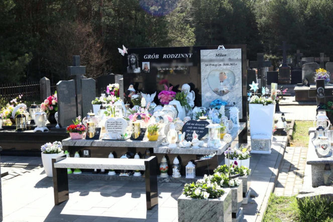 W Wielkanoc główkę Milanka zmiażdżyła płyta nagrobna. Dramat się nie kończy. Miejsca tragedii strzegą aniołki