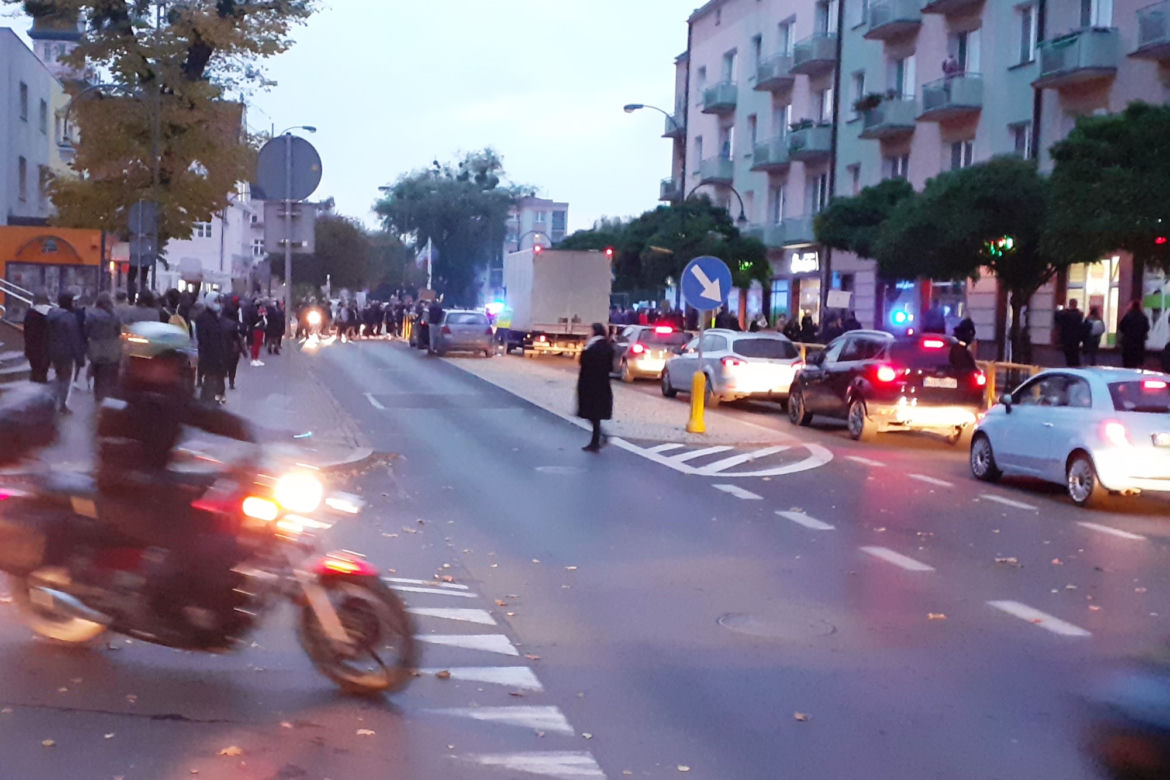 Drugi dzień Strajku Kobiet w Iławie (26.10.2020)