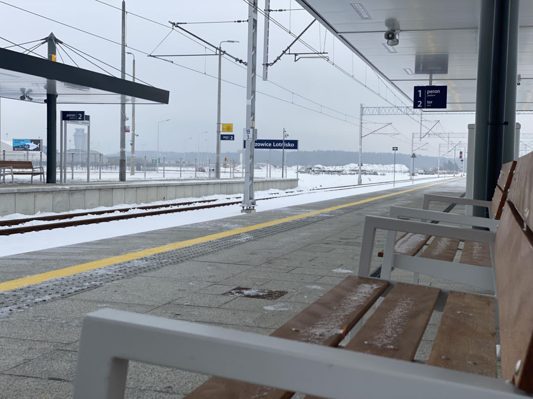 Otwarcie nowej linii kolejowej do lotniska w Pyrzowicach