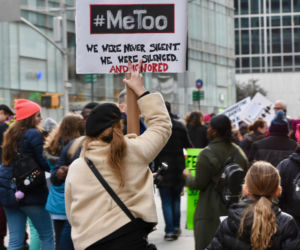 Protesty ruchu Me Too na ulicach Nowego Jorku w 2018 roku