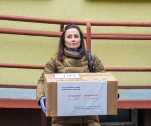 Dostawa środków ochronnych z partnerskiego miasta Weifang