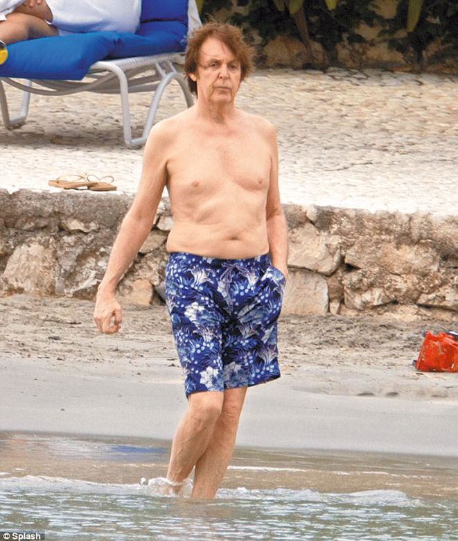 Paul McCartney I Nancy Shevell na wakacjach