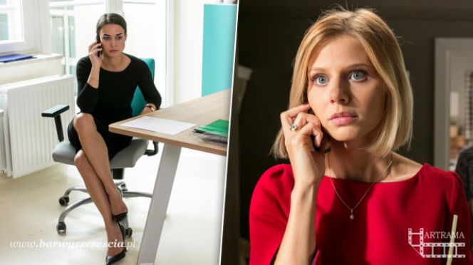 Barwy szczęścia. Lara (Malwina Turek), Iwona (Izabela Zwierzyńska)