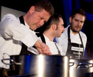Wojciech Modest Amaro gotował podczas Porsche Gourmet Tour Wrocław