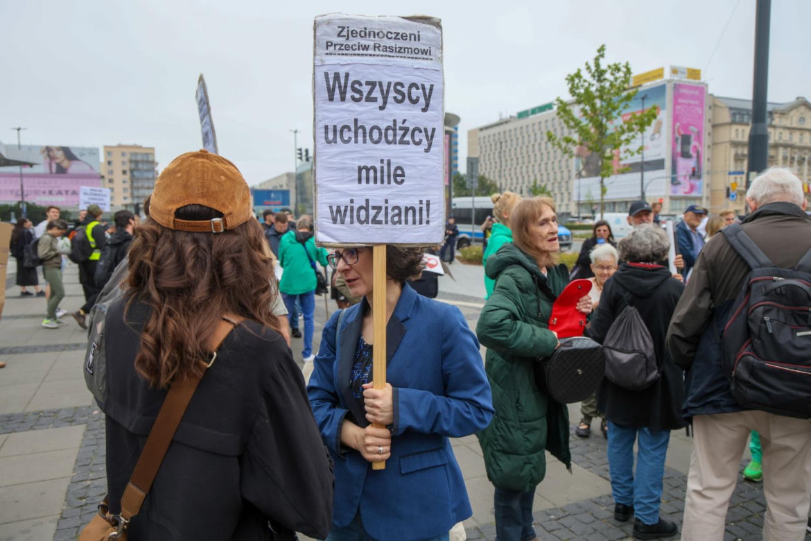 Kontrmanifestacja w Warszawie