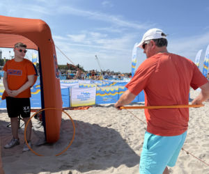 Niebieska i pomarańczowa ekipa rozgrzała plażę w Ustce! Baltic Tour Medicover Sport kontynuuje nadmorską trasę!