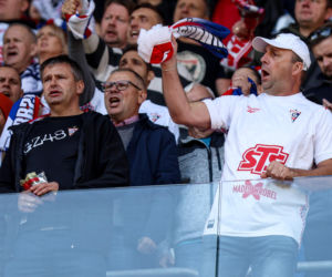 Tak wyglądały derby Górnego Śląska! Zobaczcie kibiców na stadionie w Zabrzu