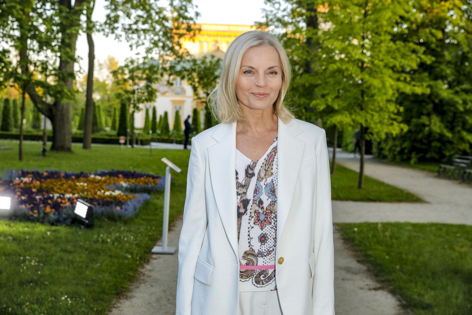 Małgorzata Foremniak jako trup w serialu "Krew"
