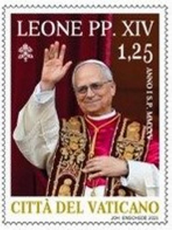 Znaczki z Papieżem.