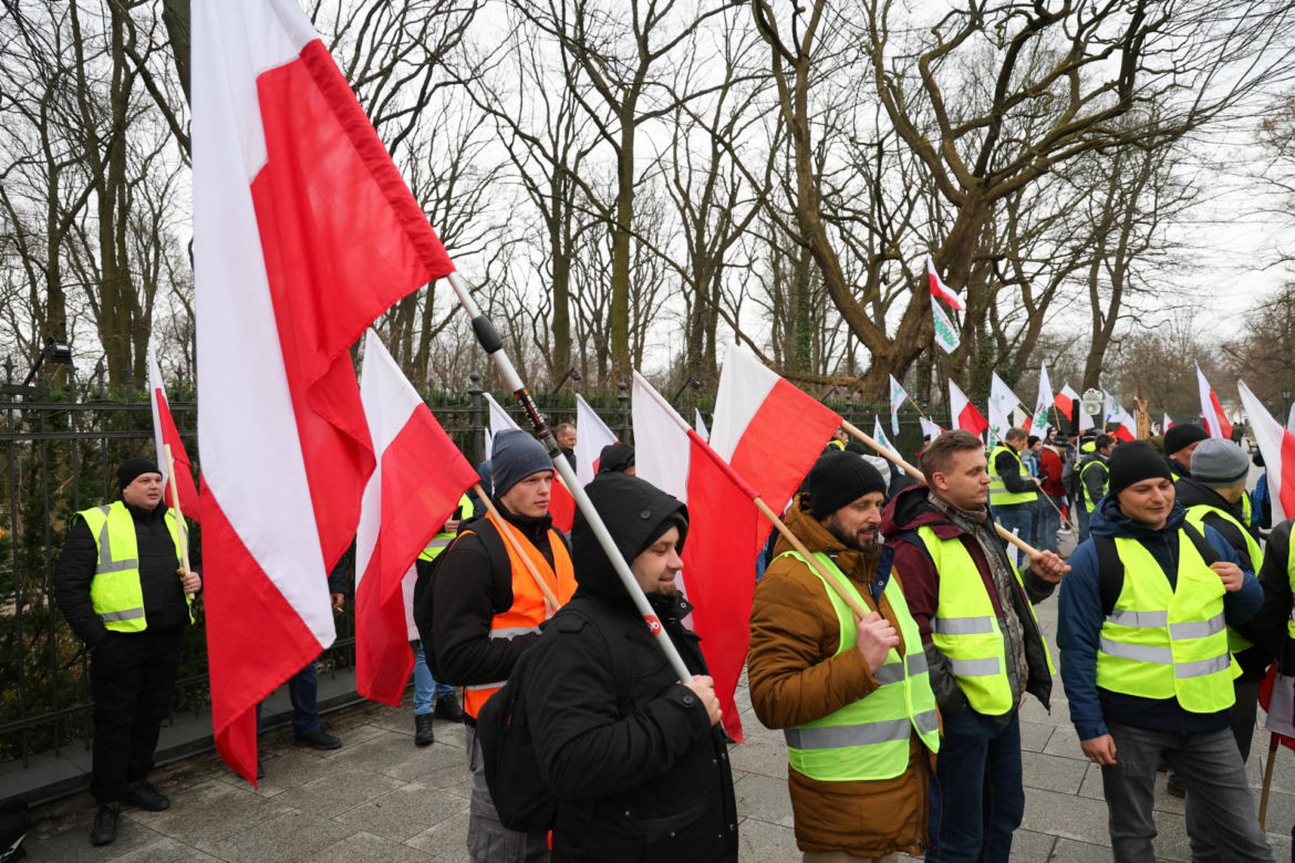 Protest rolników w Warszawie