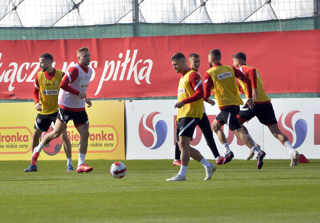 Trening reprezentacji na stadionie Legii