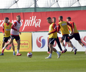 Trening reprezentacji na stadionie Legii