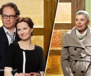 Barwy szczęścia. Maria (Izabela Kuna), Marek (Marcin Perchuć), Krystyna (Hanna Bieluszko)