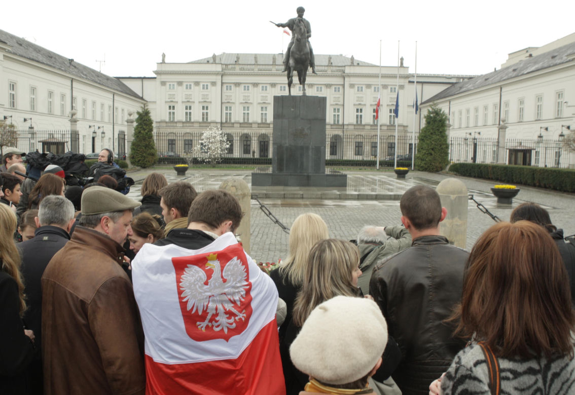 Tak wyglądała Warszawa 10 kwietnia 2010 roku