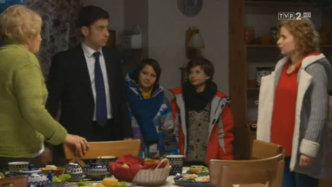 M jak miłość 1058 Barbara (Teresa Lipowska) Marek (Kacper Kuszewski) Ewa (Dominika Kluźniak) Mateusz (Krystian Domagała) Antek (Jakub Jankiewicz)