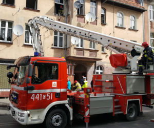Pożar w kamienicy przy ulicy Narutowicza w Grudziądzu. Jest ofiara śmiertelna